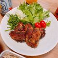 くまさんキッチン★'s cooksnap of when they made 塩麹鶏肉から揚げさっぱりみぞれのせ★.