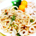 ふうはっちゃん's cooksnap of when they made ちくわのあっさり和風焼きうどん.