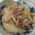 Uttipal's cooksnap of when they made 白菜と牛肉のめんつゆ煮.