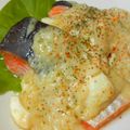 ユノちゃんmama's cooksnap of when they made 鮭のオーブン焼き〈卵グラタンソース〉♪.