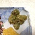 明日の風☆'s cooksnap of when they made 簡単あと一品＊ナスのごま和え.