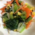 yuto3104's cooksnap of when they made こどもが好きなコーン入り♪ナムル.
