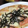 クック0CN3Y2☆'s cooksnap of when they made 明太子もちチーズピザ.