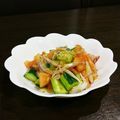 こうゆちゃん's cooksnap of when they made 夏野菜！彩り豊富なトマきゅうサラダ.