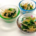 ルぴあ's cooksnap of when they made 春菊ときのこの簡単おひたし.
