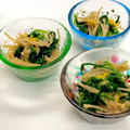 ルぴあ's cooksnap of when they made 春菊ときのこの簡単おひたし.