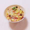 まあまま☆0403's cooksnap of when they made 〈くらし薬膳〉鮭と卵の炊き込みご飯.