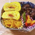 ゆかりんご117♪'s cooksnap of when they made ≪お弁当に≫ケチャップ巻きオムレツ卵焼き.