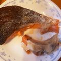 mmrmzk's cooksnap of when they made ジューシー！フライパンで鮭カマの蒸し焼き.