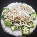 きつねどんべい's cooksnap of when they made オクラとしらす丼.
