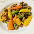 pali's cooksnap of when they made 簡単美味しい♫挽肉と彩りピーマン味噌炒め.