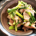ゆるмαмα's cooksnap of when they made 春菊と舞茸の香り豊かな豚の炒め煮☆.