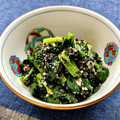 お料理ニャロメ's cooksnap of when they made 真っ黒け！ほうれん草の黒胡麻和え.