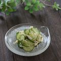 まろんかふぇ's cooksnap of when they made えのきと胡瓜の酢の物♪ツルシャキ食感♪.