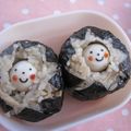 紅葉ｙ's cooksnap of when they made うずらのお花✿おにぎり.