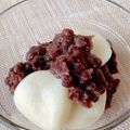 futapapa's cooksnap of when they made ✿白玉ぜんざい.