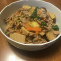 揚げ物love's cooksnap of when they made サツマイモと豚肉の甘辛炒め.