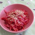 赤い電話's cooksnap of when they made 大根のチョジャン(韓国酢味噌)ナムル.