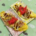 赤い電話's cooksnap of when they made 魚ニソのとん平焼き.