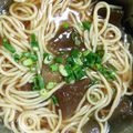 Ruriluru's cooksnap of when they made 豚の角煮の煮汁のリメイク麺料理.