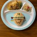 まめ郎's cooksnap of when they made 新ヒーロー♪トッキュウジャーキャラ弁.