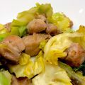 ひなまなここのはは's cooksnap of when they made ☆痩せ☆ ガリバタキャベツチキン.