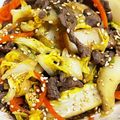 ゆずはちみつまま's cooksnap of when they made 牛肉と白菜のチャプチェ.