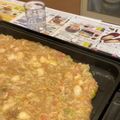 ＨＡＥ's cooksnap of when they made たこ焼き粉で超簡単！明太餅チーズもんじゃ.