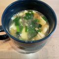 kuru396's cooksnap of when they made ほうれん草と豆腐の中華スープ.