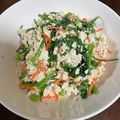 nakonakoko's cooksnap of when they made 春菊と人参の白あえ.
