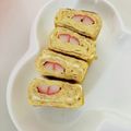 ♪ひつじ's cooksnap of when they made 簡単アレンジ卵焼き☆カニカマだし巻き.