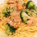 ＊amor＊'s cooksnap of when they made 鮭とブロッコリー☆パスタ.