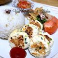 YUH♡ママ's cooksnap of when they made 節約レシピ◇おからと鶏ひき肉のつくね.