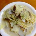 かば乃's cooksnap of when they made あさりとキャベツのスープスパ.