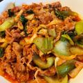 がんこママ♪'s cooksnap of when they made 豚肉とチンゲンサイのキムチ炒め.