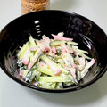 キンプリ's cooksnap of when they made 蒲鉾と胡瓜のエビ塩和え.
