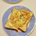 ゆいmaru3's cooksnap of when they made タマゴとツナのブルスケッタ風.