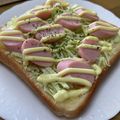 ゆいランラン's cooksnap of when they made 魚ニソ＆キャベツのマヨトースト.