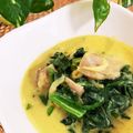 ゆるмαмα's cooksnap of when they made 鶏胸肉とほうれん草のカレークリーム煮.