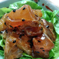 醤油☆世界一's cooksnap of when they made ☺簡単♪びんちょうまぐろの韓国風ポキ☺.