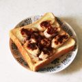 nana_tenjo's cooksnap of when they made 無限に食べられる◆ミロバナナトースト◆.