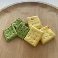 りおちーmama's cooksnap of when they made 幼児おやつ♪サクサク野菜クラッカー.