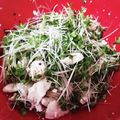 ♬あじさいのレシピ♬'s cooksnap of when they made ブロッコリースプラウトとささみのナムル♡.
