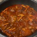 SAKOSAKO☆'s cooksnap of when they made フライパンだけde煮込みハンバーグ♡.