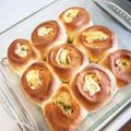 ひとりとみんな's cooksnap of when they made HB♡ハムとチーズのふわふわちぎりパン.