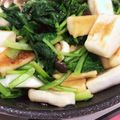 ﾁﾝｼﾞｭｳ's cooksnap of when they made 小松菜、はんぺん、きのこのバター醤油炒め.