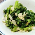 ジョンリークッカー's cooksnap of when they made 〖小松菜のアーモンド味噌和え〗.