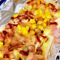 まっちゃ小豆's cooksnap of when they made ☆食パンのミミde ひとくち和風ピザ☆.