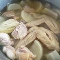 ゆかりりりー's cooksnap of when they made 圧力鍋☆鶏もも肉&手羽先と大根の塩煮.