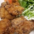 sei460407's cooksnap of when they made 醤油風味もプラス！鶏の塩麹唐揚げ.